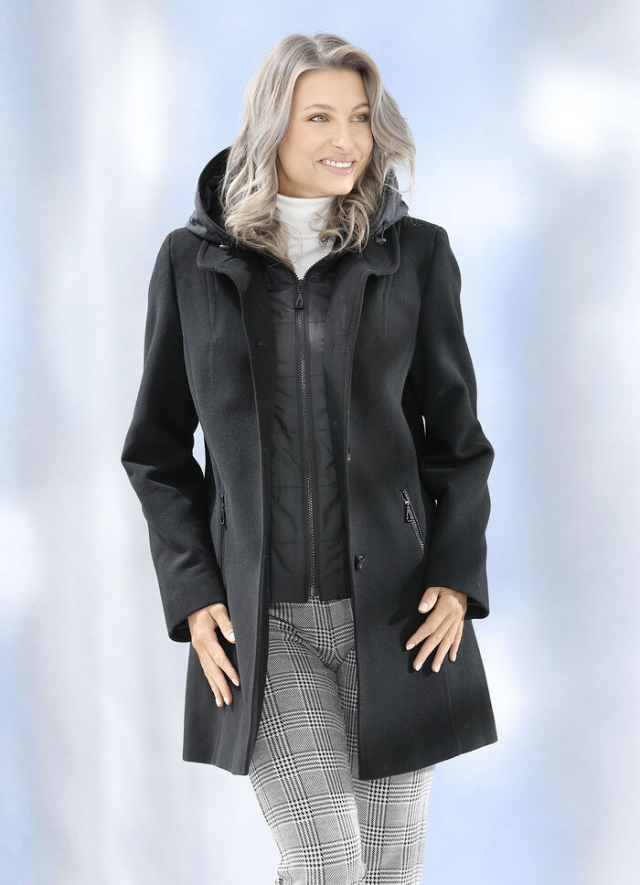 Jacke in 2 Farben SCHWARZ