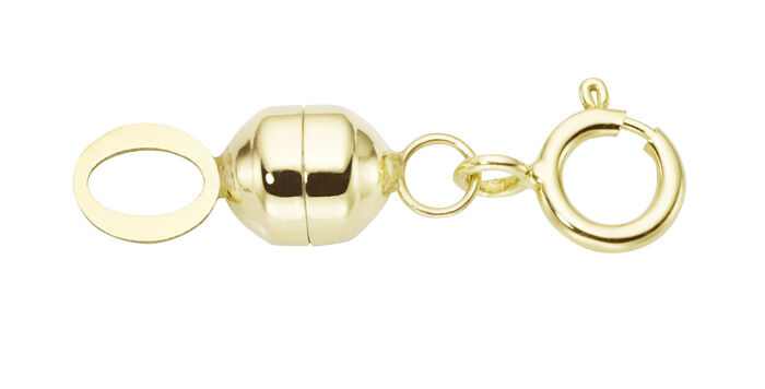 Praktische Magnetschließe aus Gold 