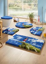 Badgarnitur von Grund mit maritimem Dessin MULTICOLOR