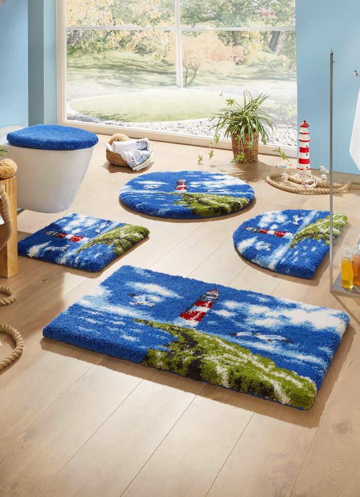 Badgarnitur von Grund mit maritimem Dessin MULTICOLOR