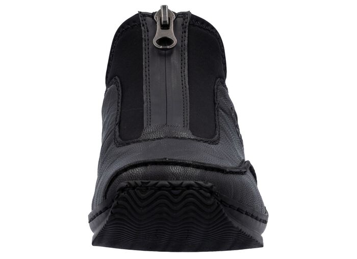 Rieker, klassische Damen-Slipper, mit Rei&szlig;verschluss SCHWARZ