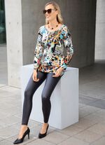 Faszinierendes Longshirt mit dekorativer Strasszier 