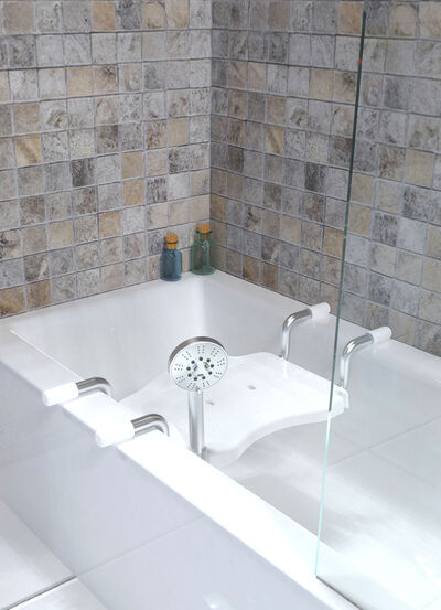 Badewannensitz aus stabilem Aluminium 