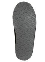 ELENA EDEN, warme Damen-Clogs, mit Lammfell SCHWARZ