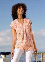 Shirt mit &uuml;berschnittener Schulterpartie 