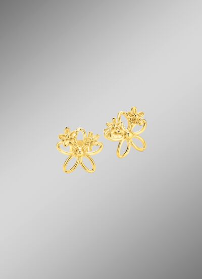 Filigrane Ohrstecker im Blumendesign 