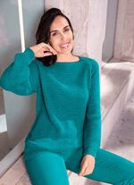 Pullover mit dekorativem Strukturmuster 