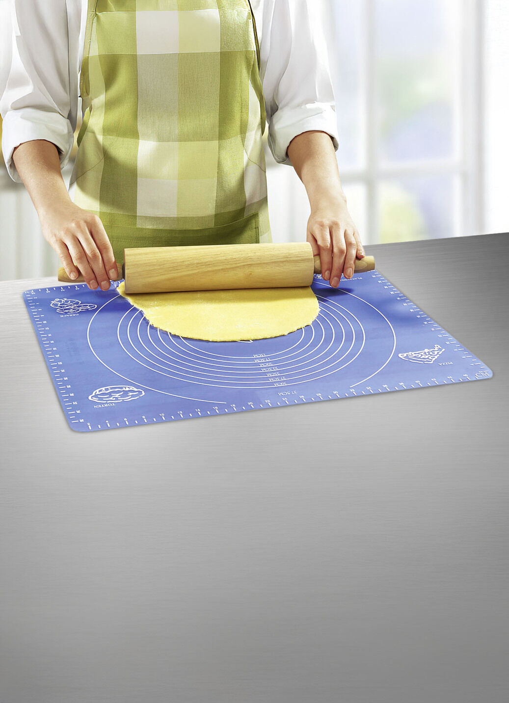 2 Stück Edelstahl-Schaber & Zerkleinerer – Für Teig, Pizza, Grill, 15 X 11,4 Cm, Küchenhelfer