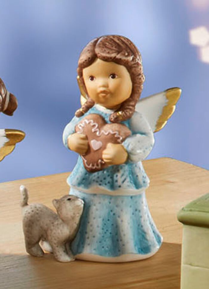 Lebkuchenb&auml;ckerei-Szene aus Porzellan 