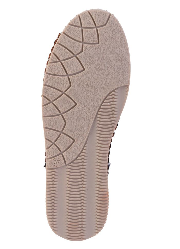 Gemini Sandale aus weichem Nappaleder mit Zierperforation 