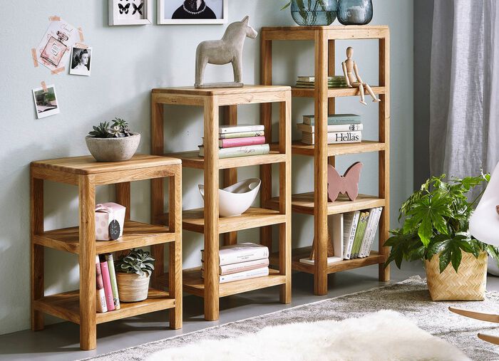 Massivholz Regale WILDEICHE