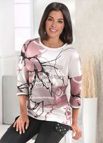 Sweatshirt mit Relief-Schriftzug 