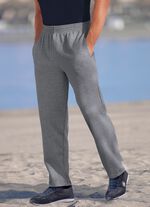 Jogginghose aus reiner Baumwolle in 5 Farben DUNKELGRAU