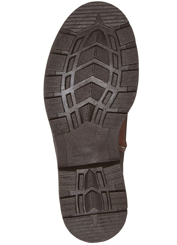 Andrea Conti Stiefel mit flauschigem, umschlagbaren Kragen BRAUN