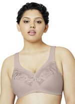 Glamorise Stütz-BH mit Stickereispitze TAUPE