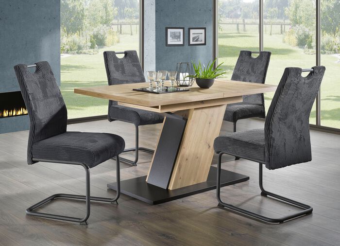 Essgruppe, 5-teilig, in modernem Design 