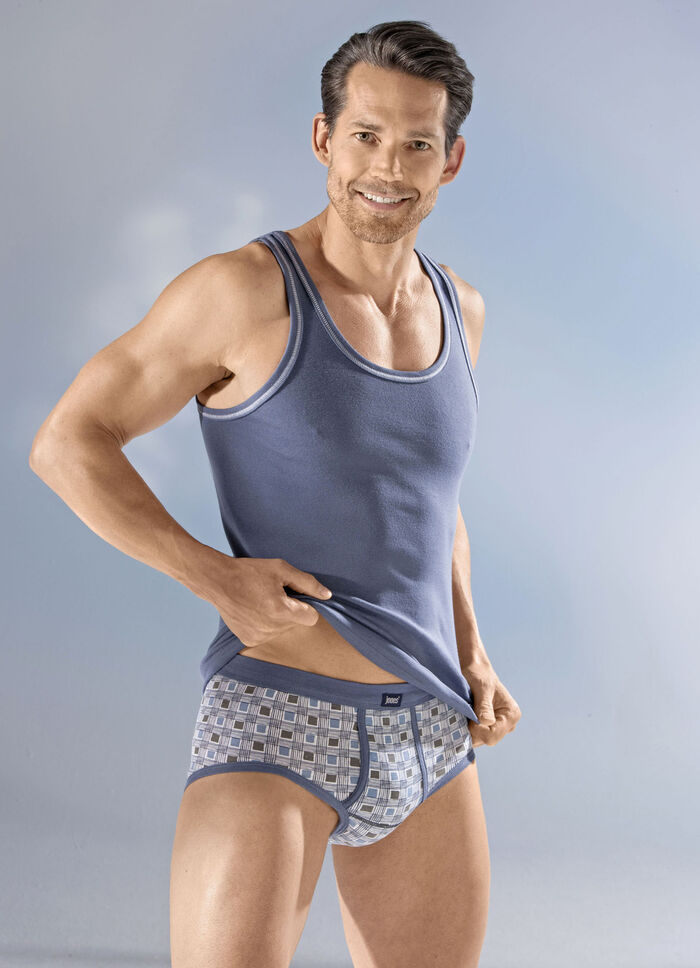 Viererpack Sportjacken aus Feinripp, uni