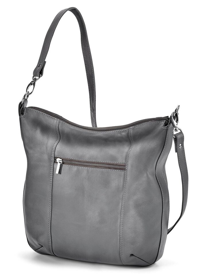 Laurina, Tasche, Damen, mit verstellbarem Umh&auml;ngeriemen GRAU