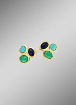 Elegante Ohrstecker mit Edelsteinen 