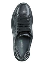 Waldl&auml;ufer, trendige Damen-Schn&uuml;rschuhe, Weite H, mit herausnehmbarem Fu&szlig;bett ANTHRAZIT