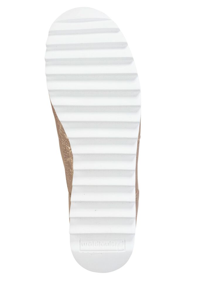 Waldl&auml;ufer Schn&uuml;r-Sneaker aus effektvoll gepr&auml;gtem Nubukleder 