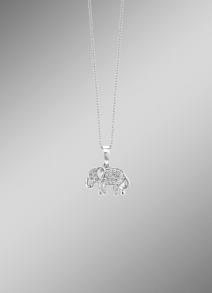 Bezaubernde "Elefant"-Anh&auml;nger mit Ankerkette 