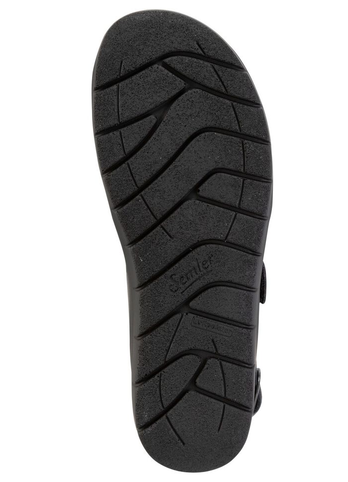 ELENA EDEN Sandale mit verstellbarem Fersenriemchen SCHWARZ