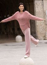 Pullover aus Melangegarn 