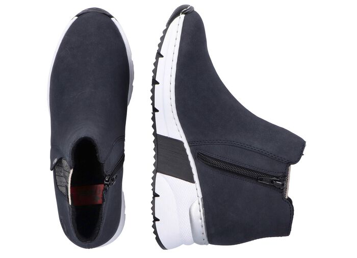 Rieker, modische Damen-Boots, Weite G, mit Rei&szlig;verschluss 