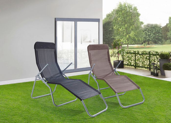 XXL-Wellness-Liege mit strapazierf&auml;higem Textilbezug 