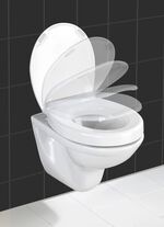 WC-Sitz mit Sitzfl&auml;chenerh&ouml;hung 