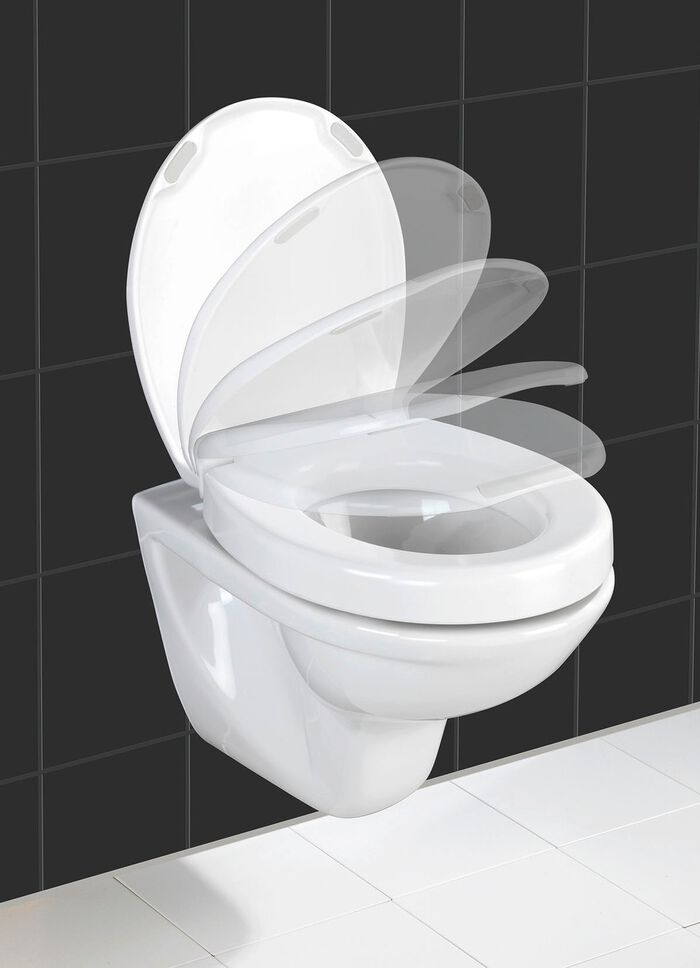 WC-Sitz mit Sitzfl&auml;chenerh&ouml;hung 