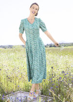 Landhauskleid mit Floral-Dessin 