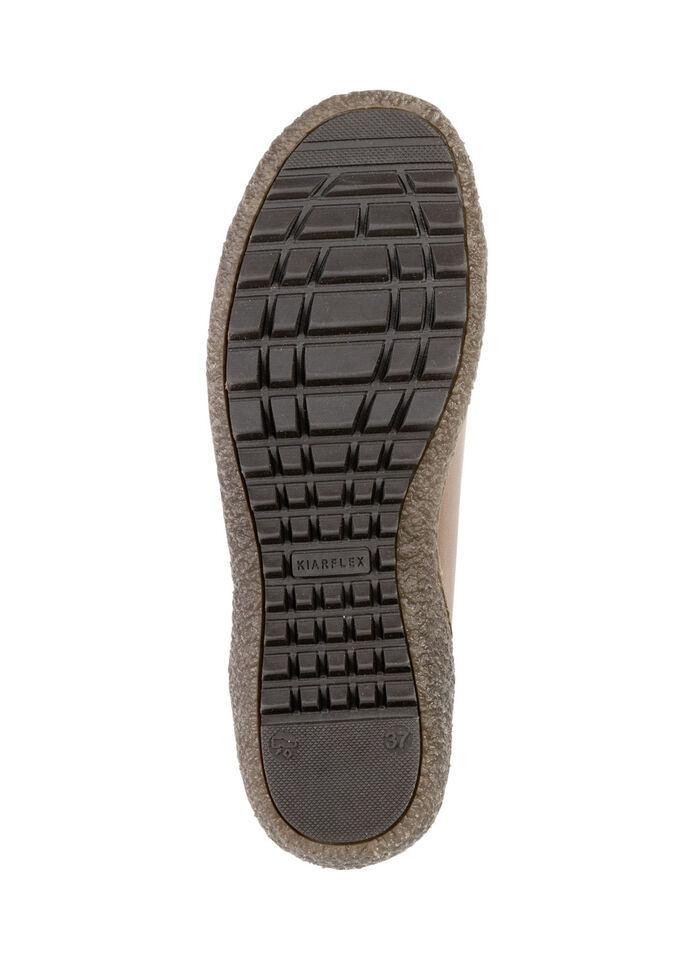 ELENA EDEN, bequeme Damen-Boots, Weite G, mit herausnehmbarem Fußbett BRAUN-ALTSILBER