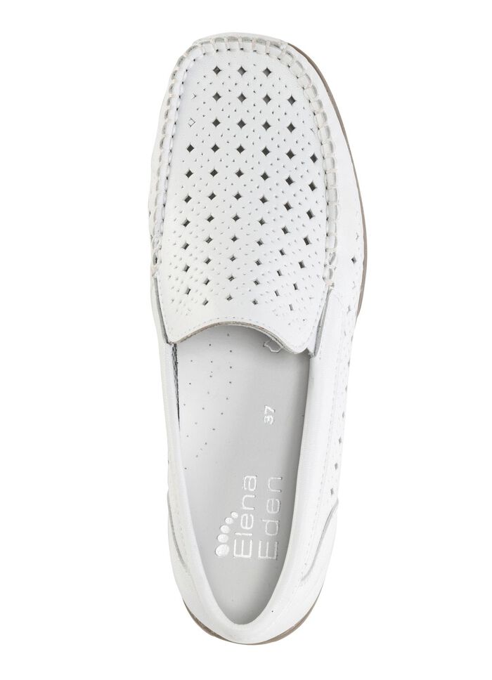 ELENA EDEN, sommerliche Damen-Slipper, Weite H, mit herausnehmbarem Fu&szlig;bett 