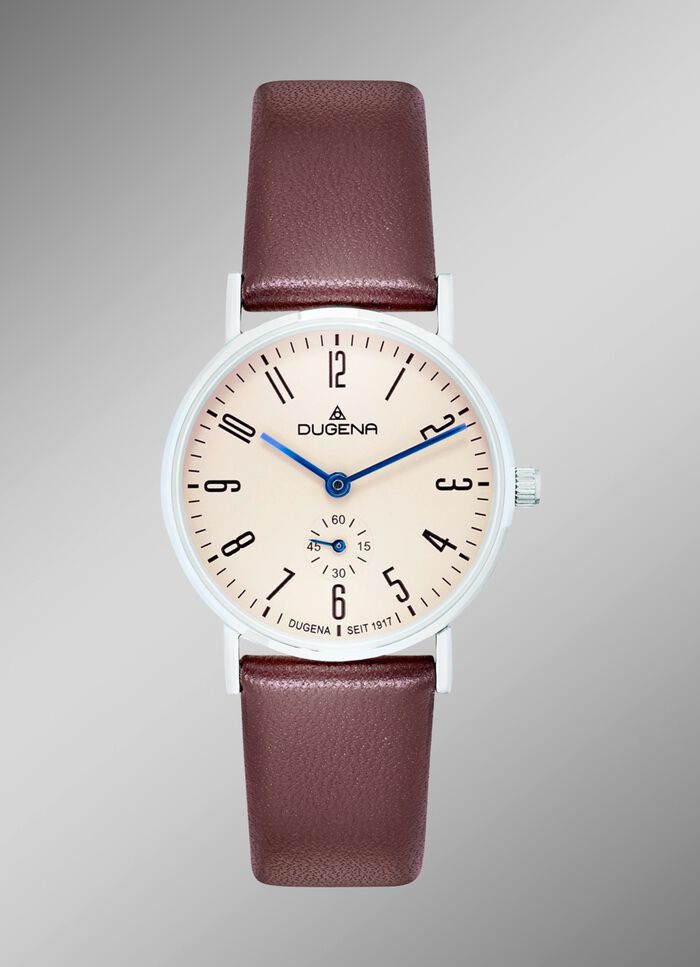 Zeitlos sch&ouml;ne Quartz-Damenuhr von Dugena 