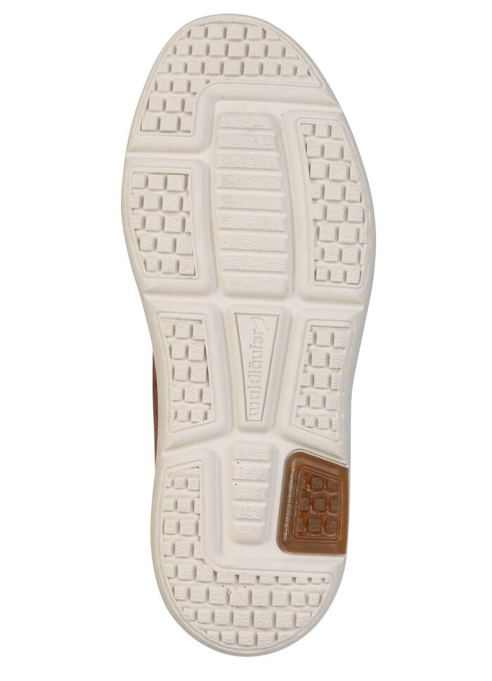 Waldl&auml;ufer, bequeme Herren-Sneaker, Weite H, mit herausnehmbarem Fu&szlig;bett COGNAC-MARINE