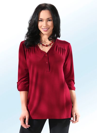 Shirt mit V-Ausschnitt  