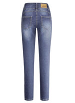 Shaping-Jeans in 4-Pocket-Form JEANSBLAU