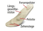 Klett-Sandalette mit Keilabsatz 