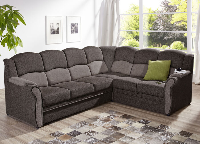 Teilmassive Polstermöbel BRAUN-CAMEL