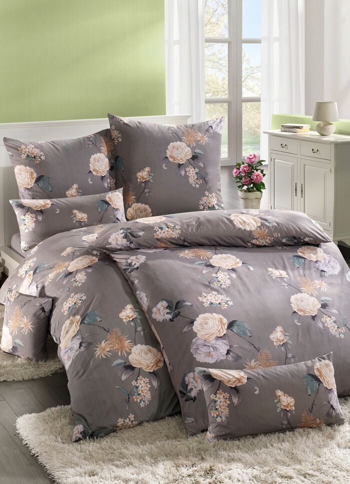 Microfaser Bettw&auml;sche-Garnitur mit Rei&szlig;verschluss 