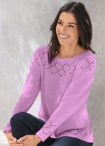 Pullover mit nachhaltig recycelter Baumwolle ROSENHOLZ