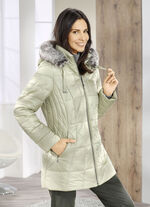 Jacke mit abnehmbarer Kapuze LINDGRÜN