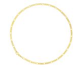 Diamantierte Figarokette 