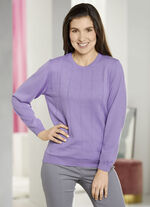 Pullover mit Schurwolle FLIEDER
