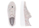 Remonte Sneaker aus effektvoll strukturiertem Textilmaterial WEISS-MULTICOLOR
