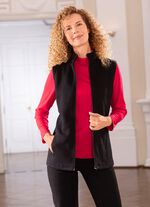 Sweatweste mit durchgehendem Reißverschluss 