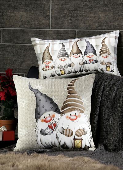 Kissenbezug Wichtel mit Rei&szlig;verschluss 