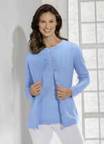 3-teiliges Strick-Set in sehr weicher Qualität BLEU